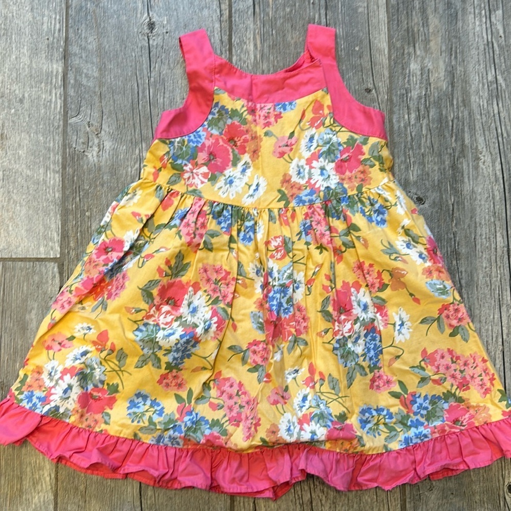 Vintage Laura Ashley Mother & Child Girls Dress 3 4 100% cotton